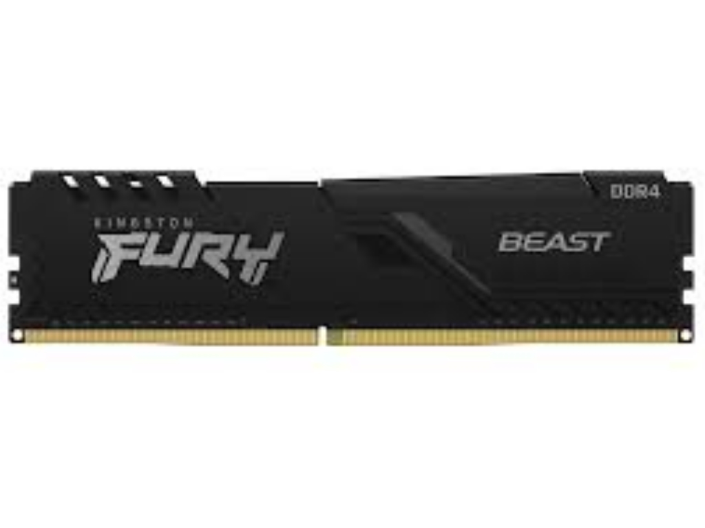 Interni KINGSTON DRAM 16GB 3200MHz DDR4 CL16 DIMM (Kit of 2) FURY Beast crna EAN: 740617319903-3